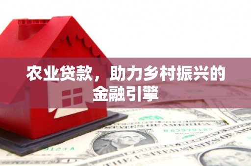 禹城农业贷款，助力乡村振兴的金融引擎