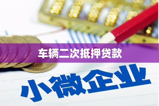 禹城车辆二次抵押贷款