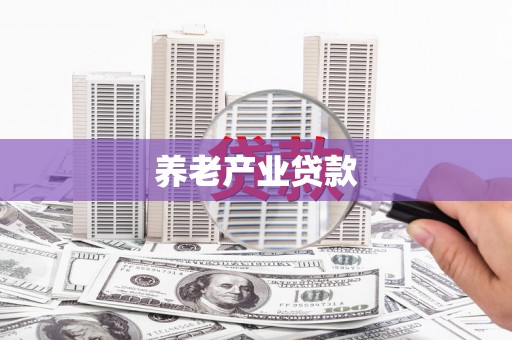 禹城养老产业贷款