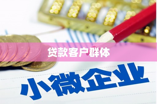 禹城贷款客户群体