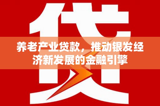 禹城养老产业贷款，推动银发经济新发展的金融引擎