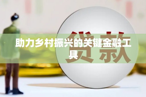 禹城助力乡村振兴的关键金融工具