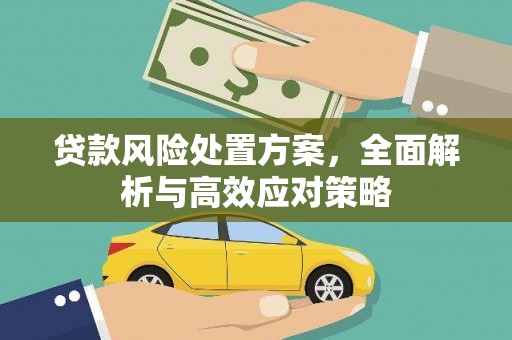 禹城贷款风险处置方案，全面解析与高效应对策略