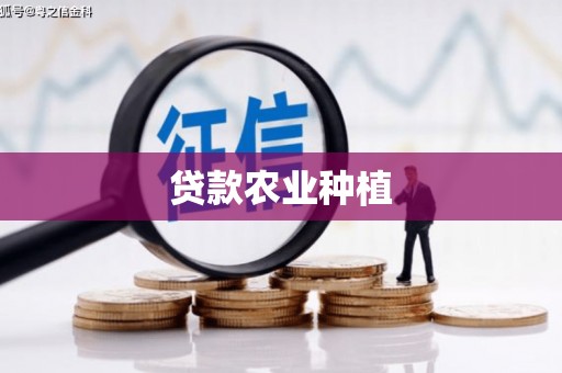 禹城贷款农业种植