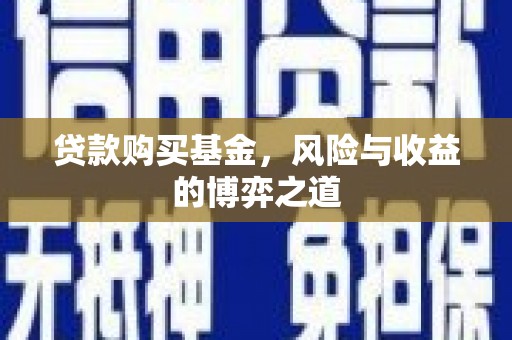 禹城贷款购买基金，风险与收益的博弈之道
