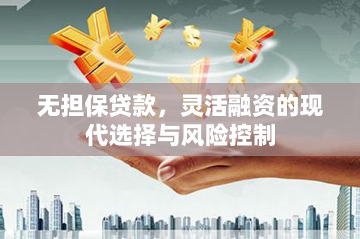 禹城无担保贷款，灵活融资的现代选择与风险控制
