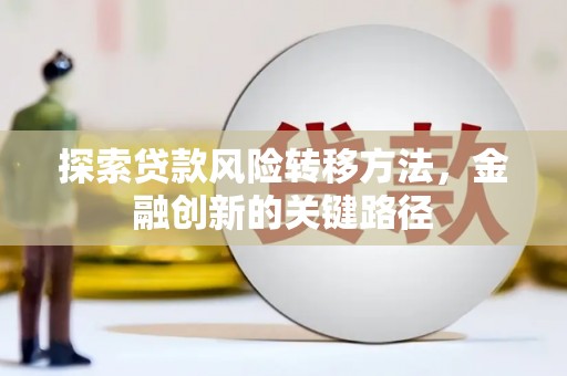 禹城探索贷款风险转移方法，金融创新的关键路径