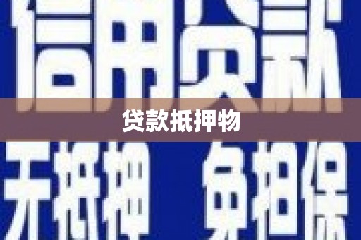 禹城贷款抵押物