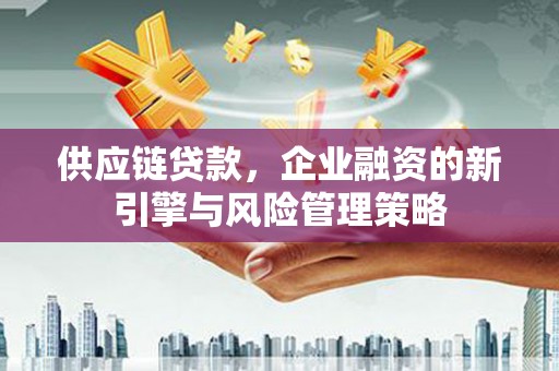 禹城供应链贷款，企业融资的新引擎与风险管理策略