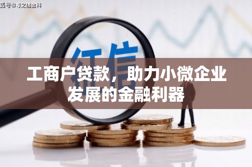 禹城工商户贷款，助力小微企业发展的金融利器