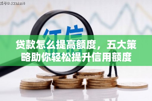 禹城贷款怎么提高额度，五大策略助你轻松提升信用额度