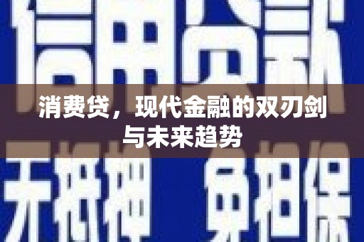 禹城消费贷，现代金融的双刃剑与未来趋势