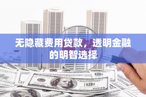 禹城无隐藏费用贷款，透明金融的明智选择