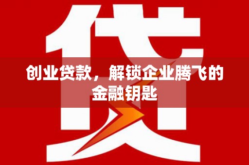 禹城创业贷款，解锁企业腾飞的金融钥匙