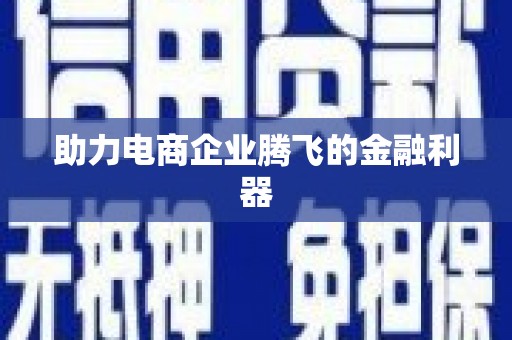 禹城助力电商企业腾飞的金融利器