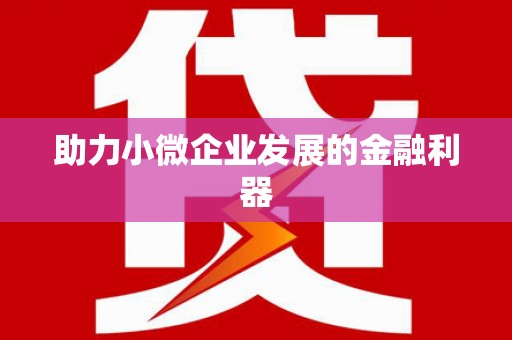 禹城助力小微企业发展的金融利器